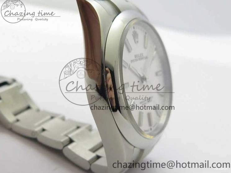 Best 39mm 114300 on A2824 UBF Bracelet Perpetual Edition SS Oyster White Dial 0204